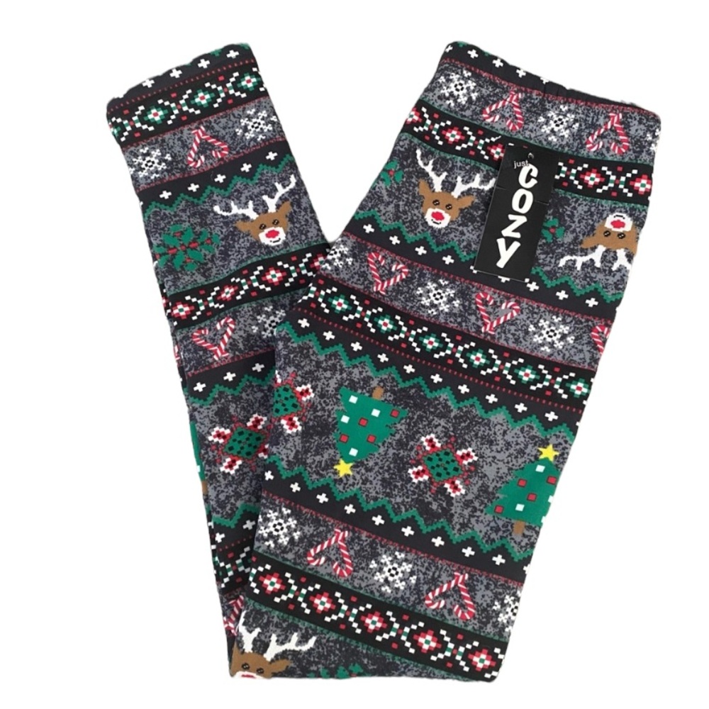 Just Cozy Leggings, Christmas